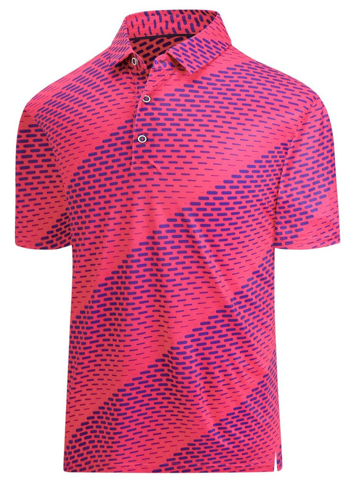 Printing European And American Men's Short Sleeve