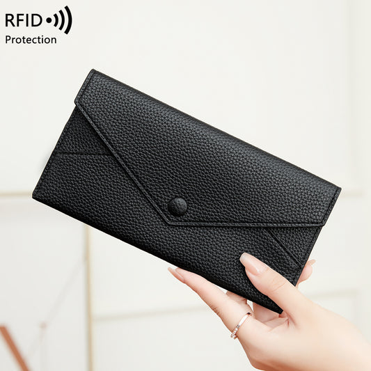 New RFID Anti-Theft Womens Wallet