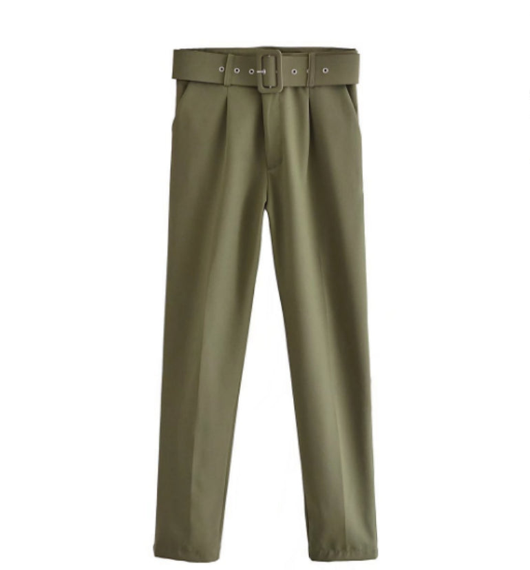 Women's Elegant Graceful Slim-fitting Ankle-tied Casual Pants