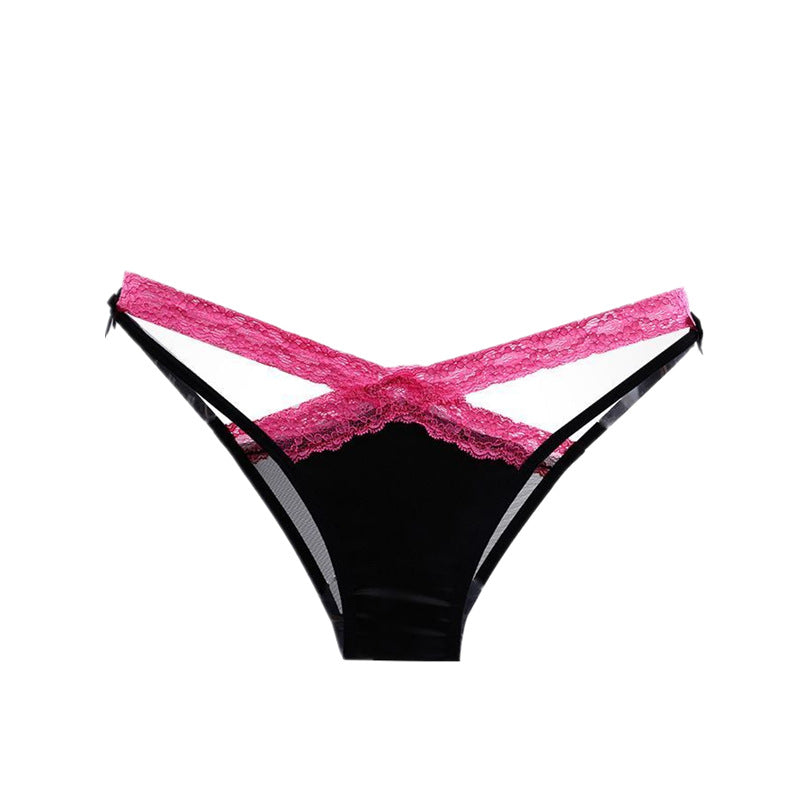 High Fork Hot Girl Pure Lace Satin Briefs