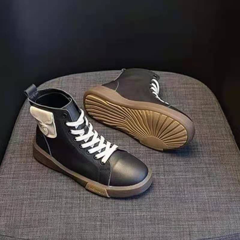 Women's New Flat-bottomed All-match Boots Elastic Band