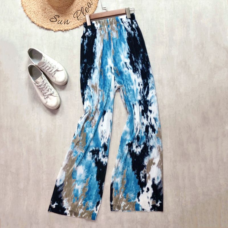 Spring And Summer Women's Wide-legged Pants High Waist Pleated