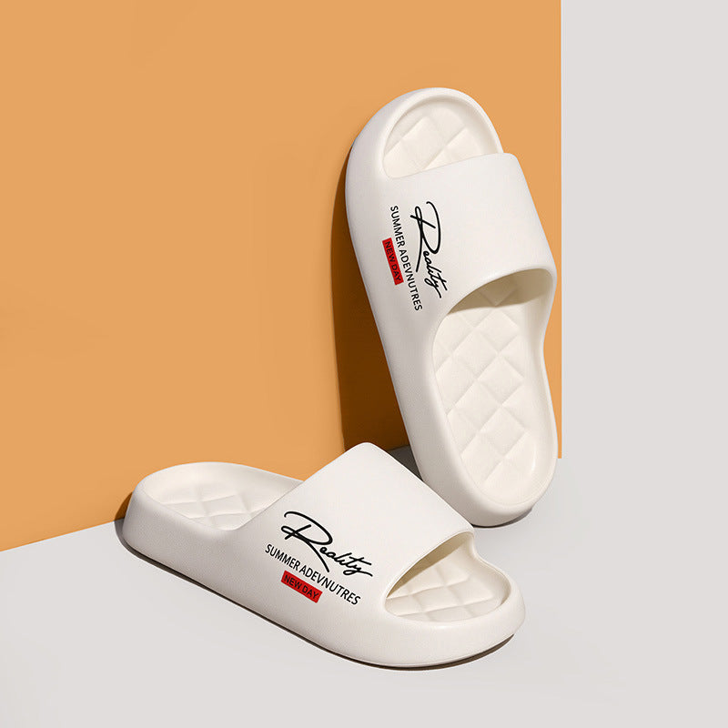 Men's Casual Lightweight IndoorOutdoor Beach Slippers
