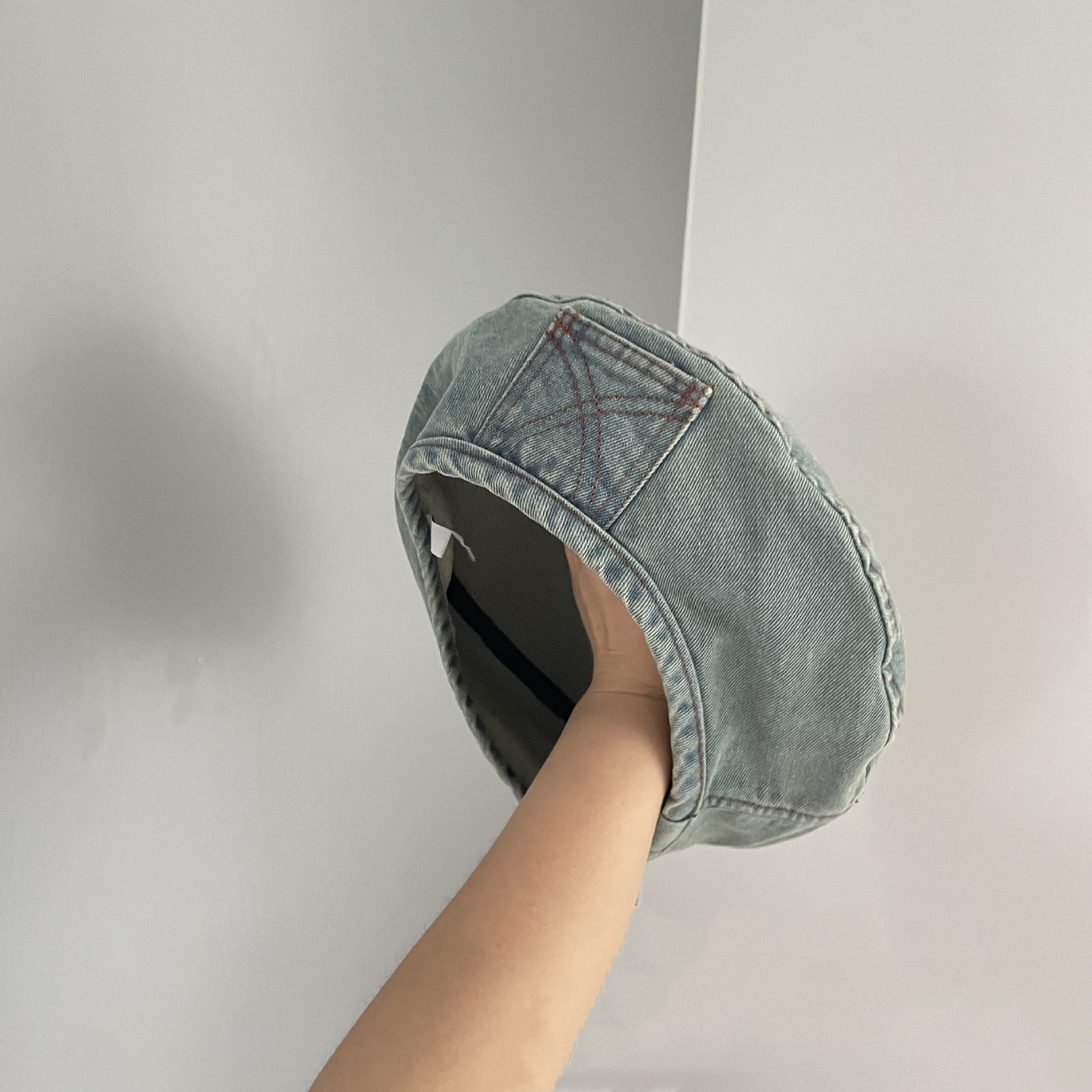 Children's Hat Girls Denim Beret Spring, Autumn And Summer