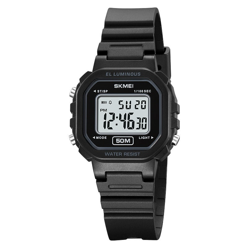 Student Outdoor Sports Electronic Watch Multifunctional Waterproof Luminous