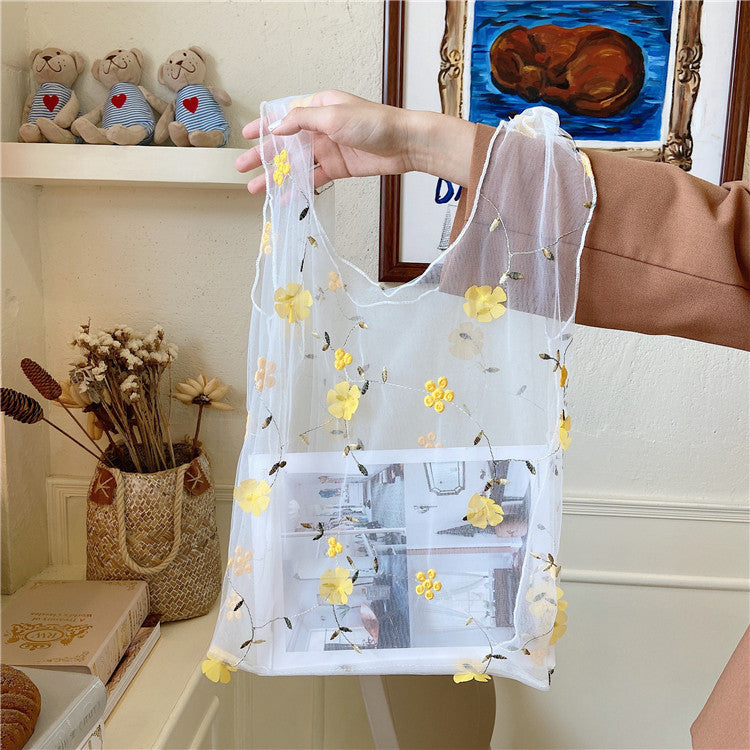 Mesh hand bag