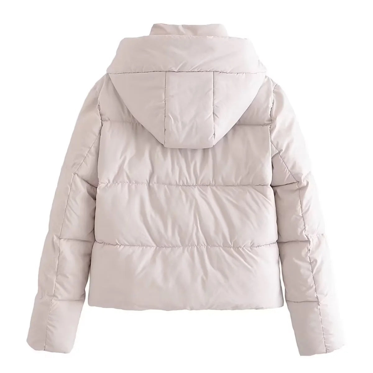 Fashion Zipper Loose-fitting Short Coat Women