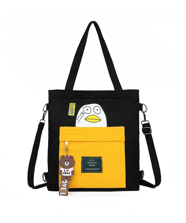 Korean Canvas Messenger Handbag Student Shoulders