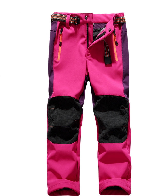 Soft shell pants children's trousers ski pants