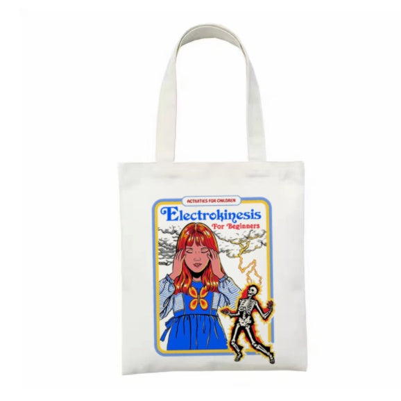 Printed Canvas Bag Personalized Creative Shoulder