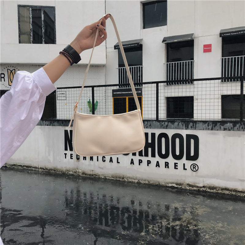 Soft leather baguette