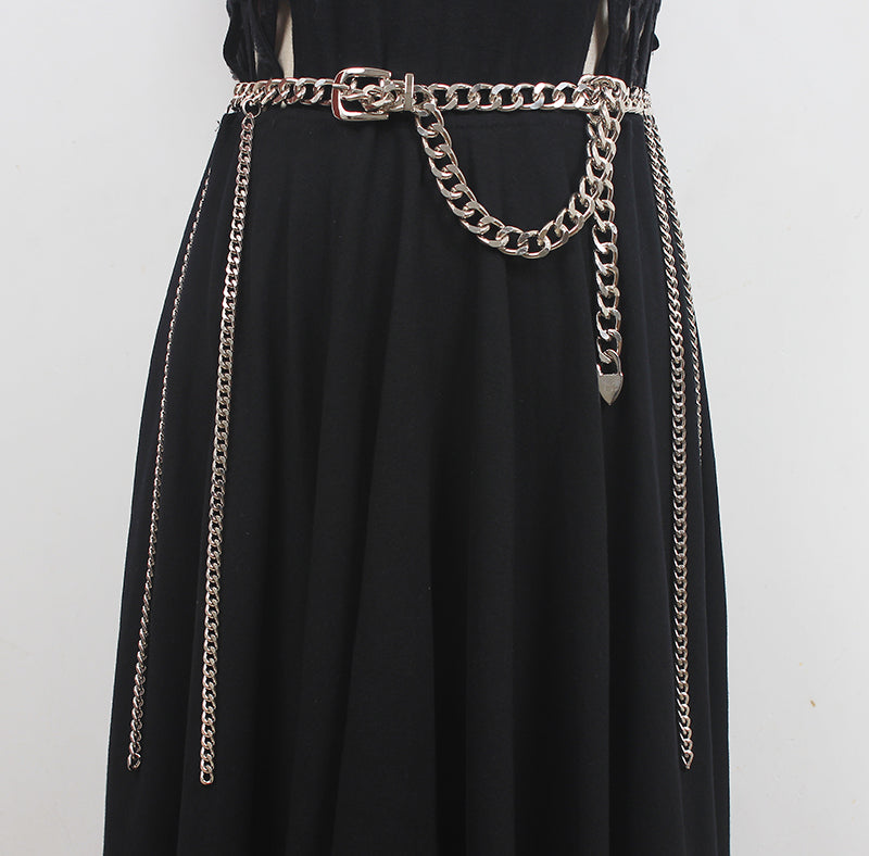 Super Flash Chain Tassel Waist Chain Belly Dance Fairy Accessories Jewelry Dance Matching