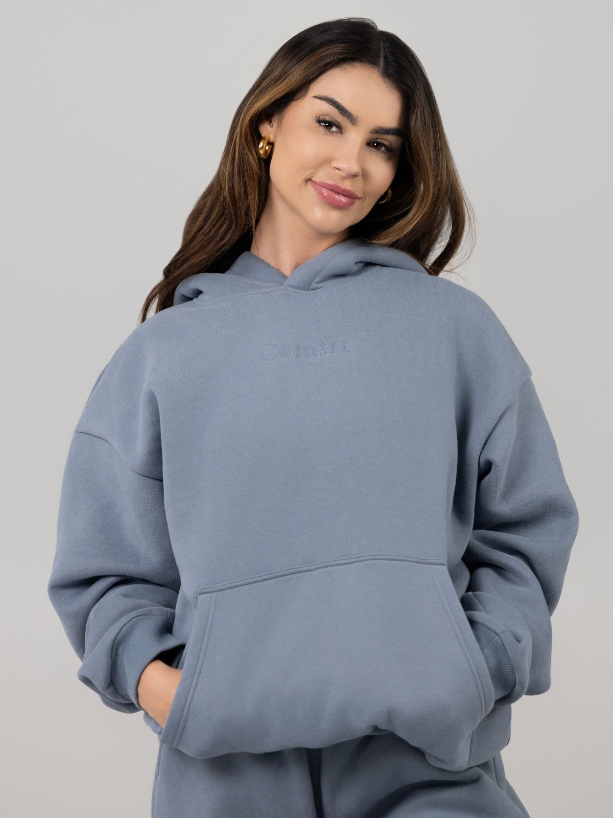 Couples Hoodie And Casual Loose Sweatpants Set