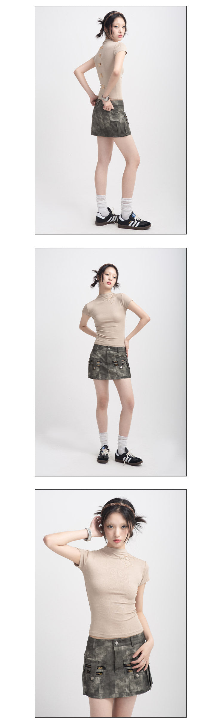 Sweet Cool Style Hot Girl Bow Short Sleeve Ballet Style