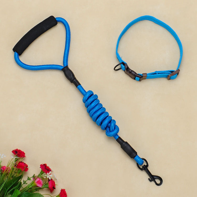 Pet supplies foam handle chest strap traction rope set
