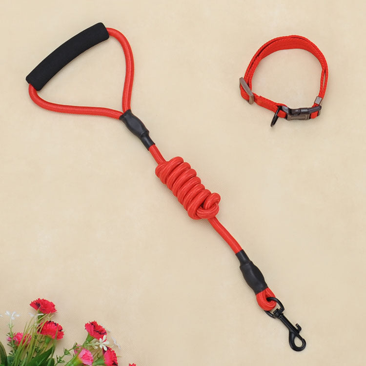 Pet supplies foam handle chest strap traction rope set