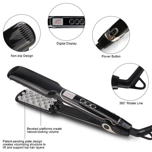 Fasion Cheveux Volumisant Fer fer plat fer à lisser Numérique fer plat avec écran lcd Cheveux Styling Outils