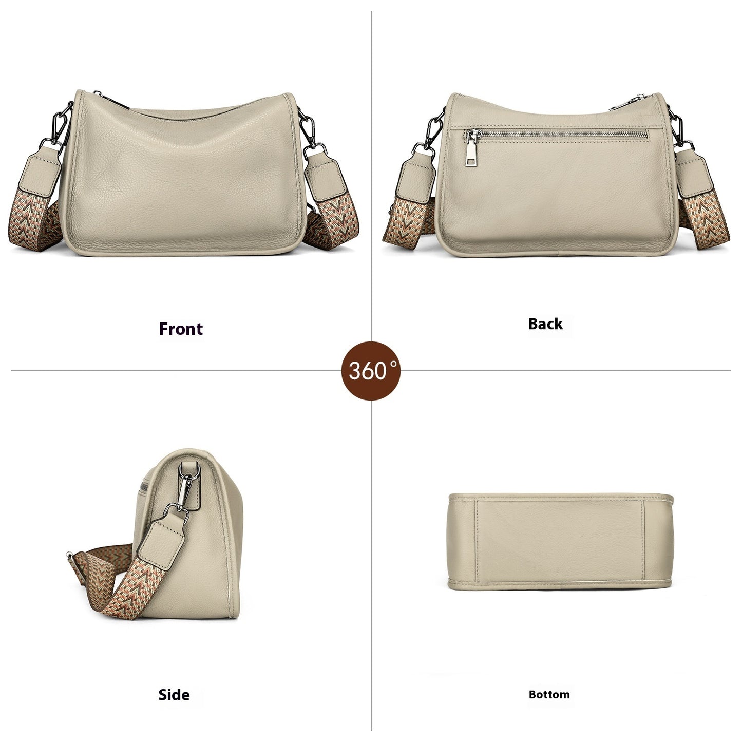 Women's Large Capacity Casual Shoulder Crossbody Bag