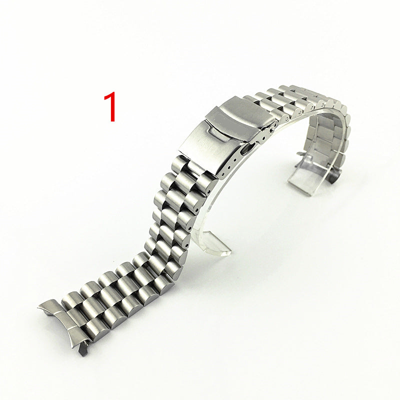 Solid stainless steel strap