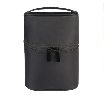 Three-dimensional waterproof portable cosmetic bag
