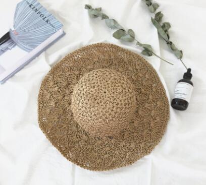 Leisure Seaside Foldable Beach Straw Hat