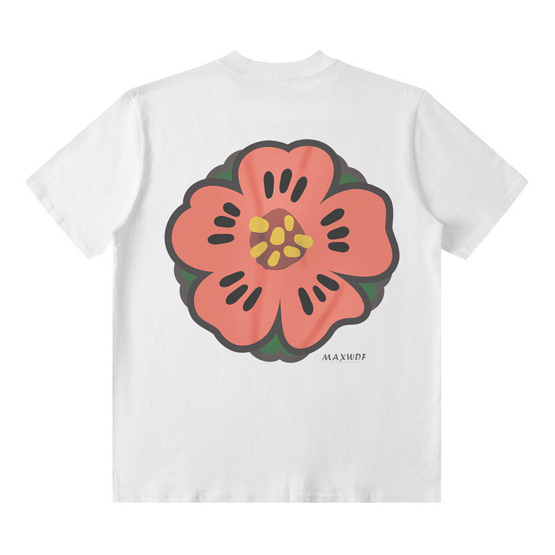 Hip Hop Distressed Summer Loose Crewneck Top