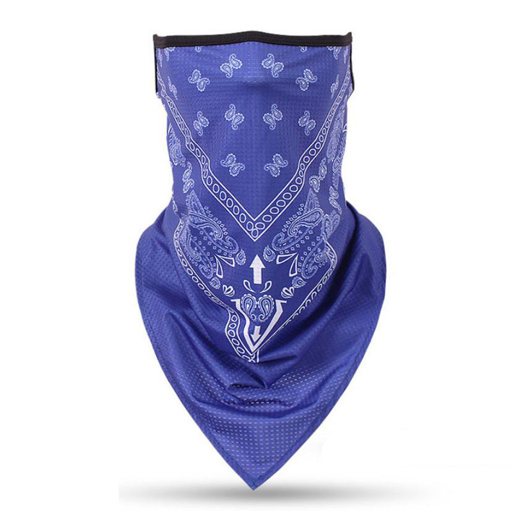 Windproof sunscreen triangle towel