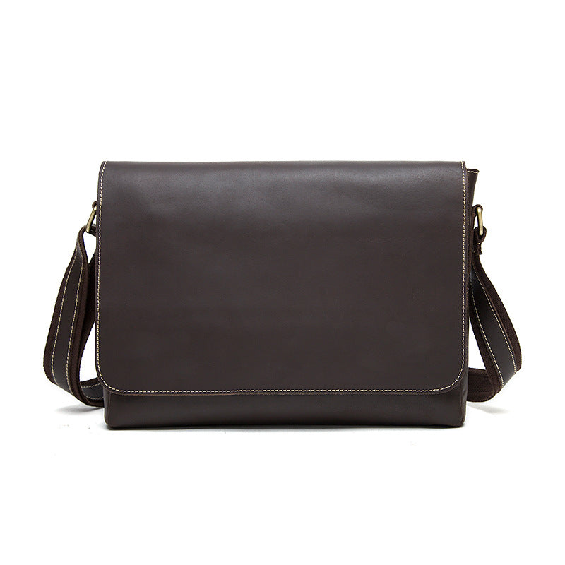 Mary round special genuine male bag men Crazy Horse Leather Shoulder Bag Messenger Bag Retro Leather Bag Factory