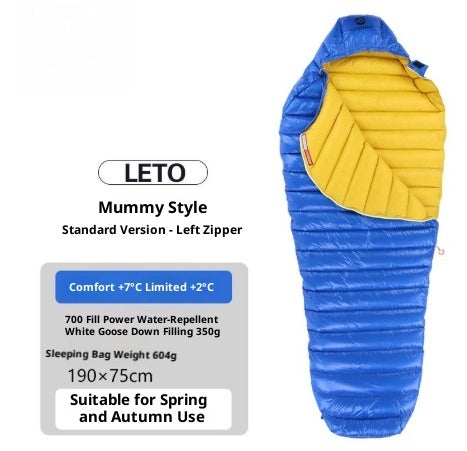 Ultralight Down Outdoor Camping Goose Down Mummy Sleeping Bag