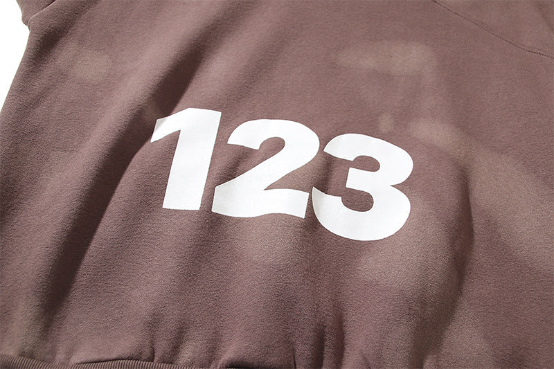 Herre- og dame-casual loose sweater i High Street-stil