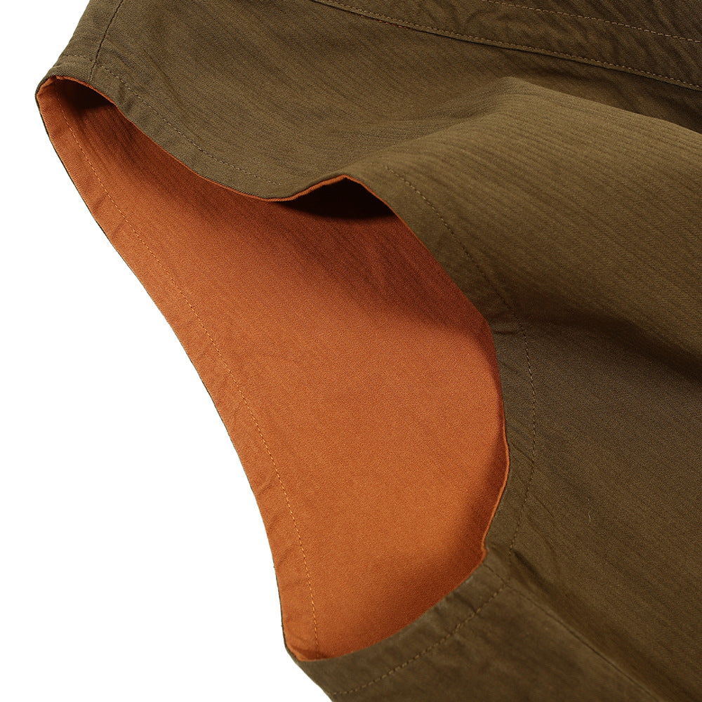 Men's Loose Double-sided V-neck Pullover