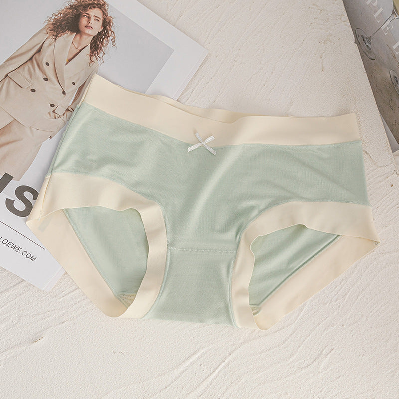 Skin-friendly Comfortable 7A Antibacterial Women's Underwear Silk Crotch