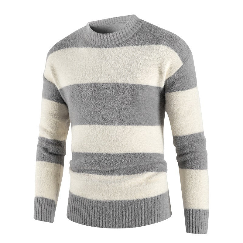 Half Turtleneck Sweater Men's Autumn And Winter New Trend Thickening