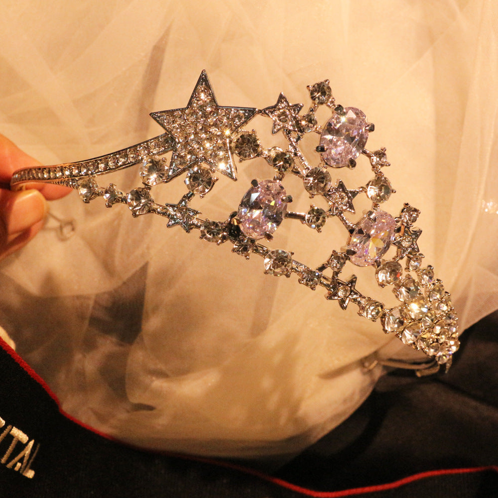Zircon Star Bride Crown Princess