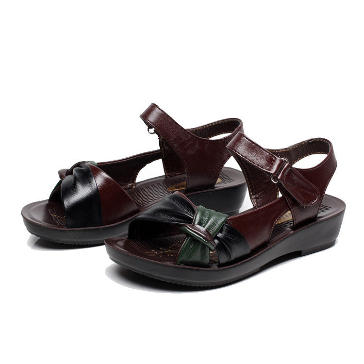 Non-slip soft flat sandals