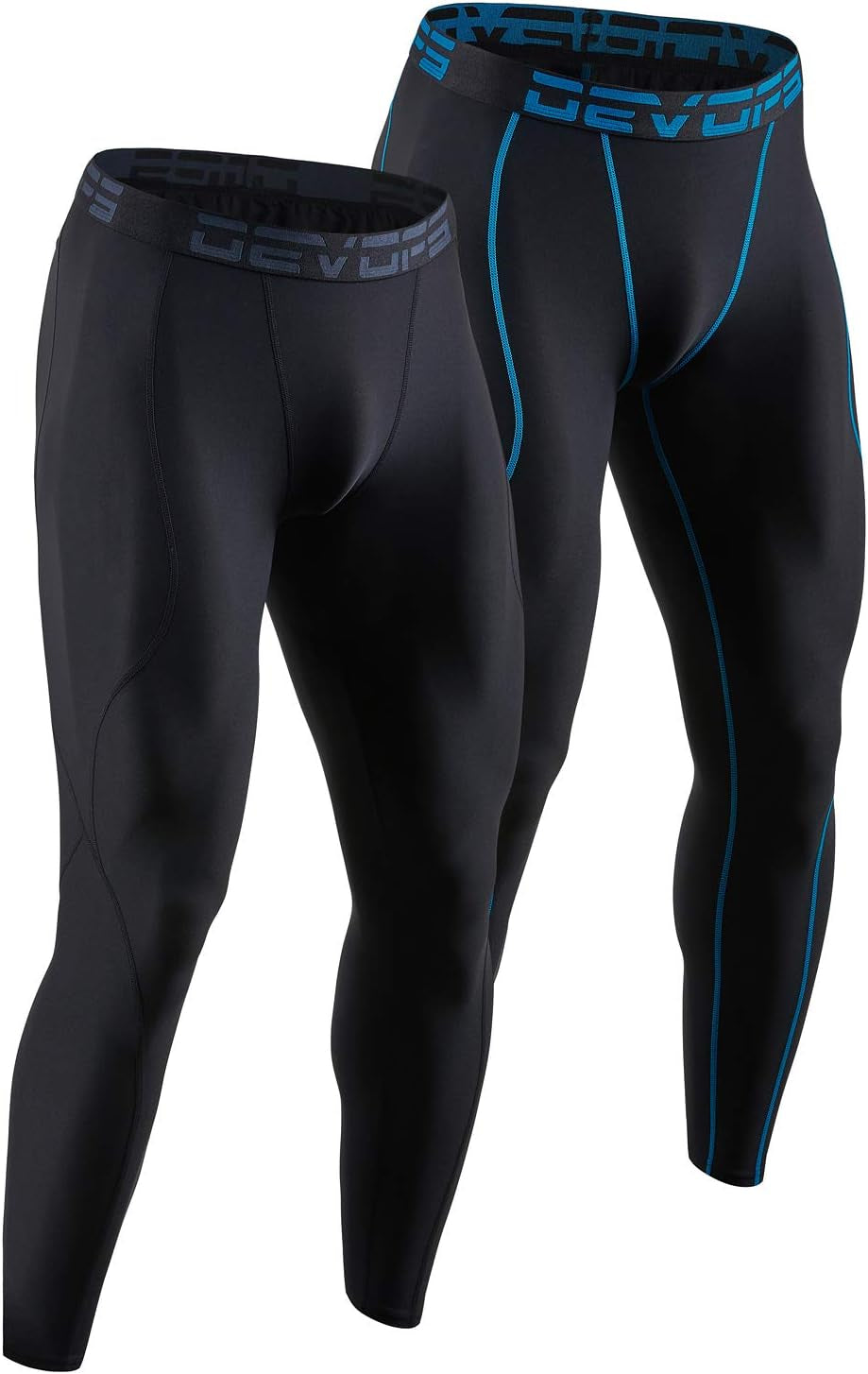 2 or 3 Pack Men'S Compression Pants Athletic Leggings with Pocket/Non-Pocket