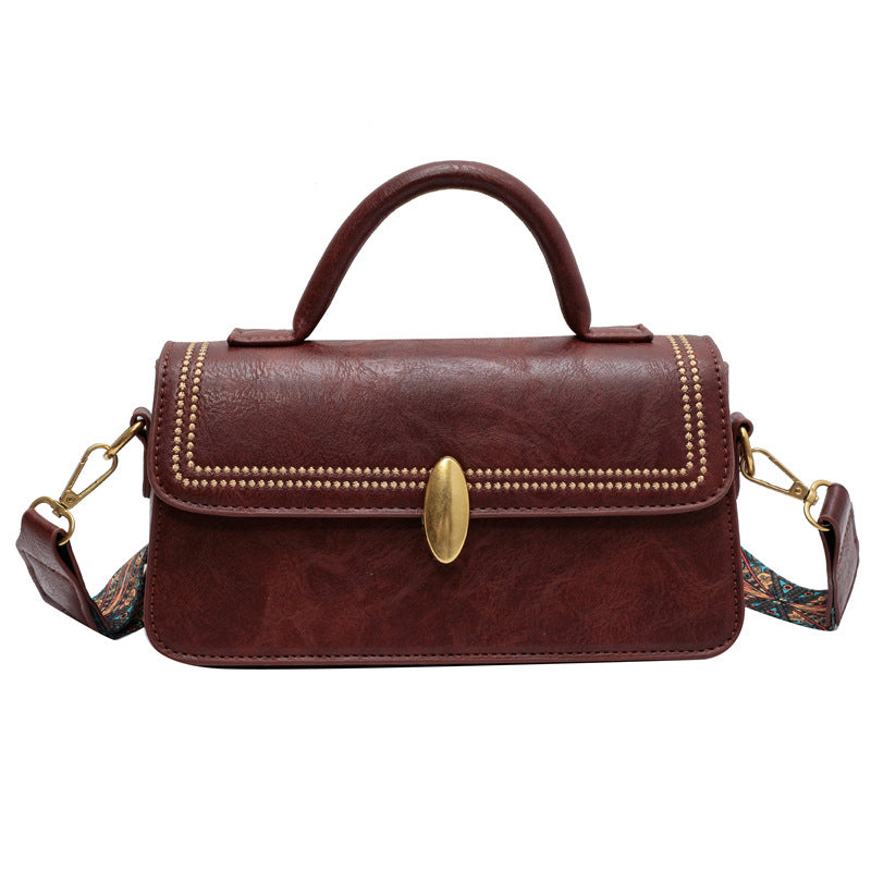 Women's One Shoulder Portable Small Square Bag