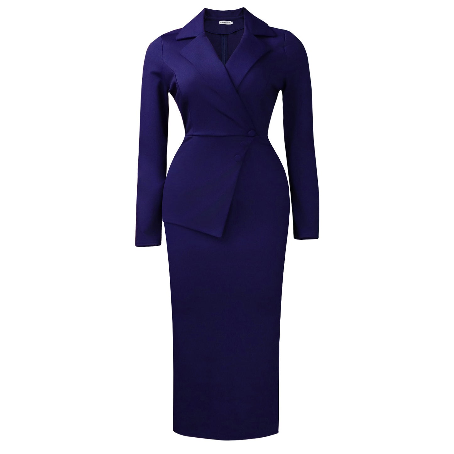 Women's Elegant High-Waisted African Dress