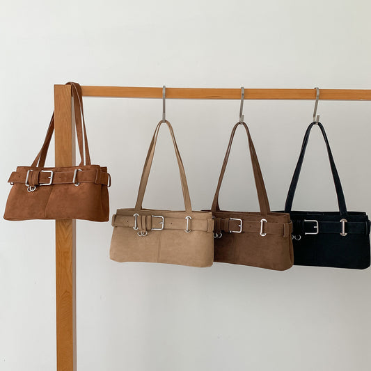 Retro Minority Design Autumn And Winter Underarm Bag