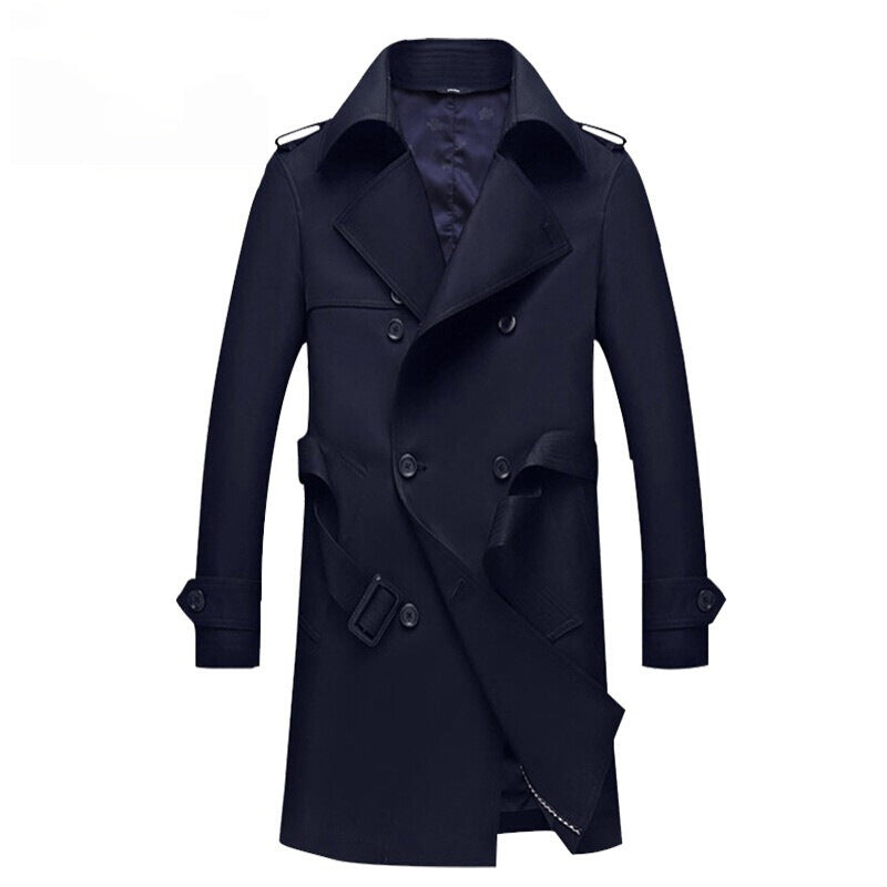 Windbreaker Men's Mid-length Middle-aged Casual