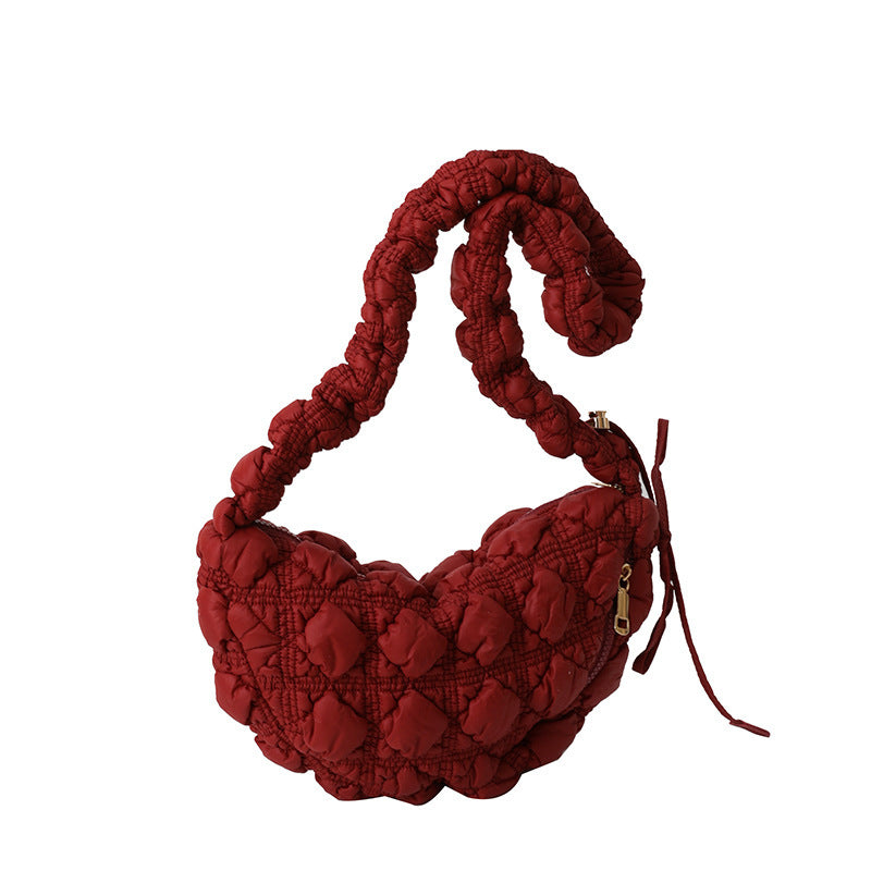 Cloud Bag Bubble Pleated Down Lightweight
