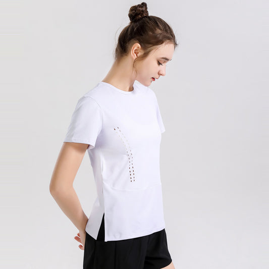 Running Sports Fitness Breathable And Loose Short-sleeved Top