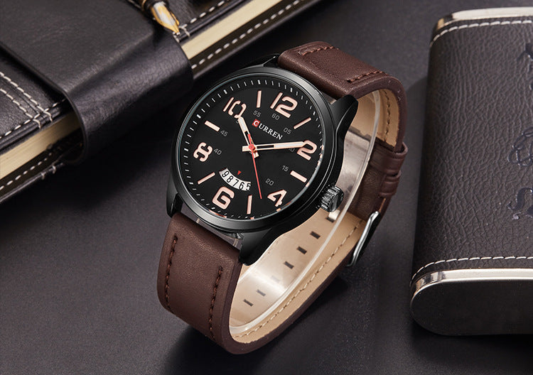Waterproof quartz watch