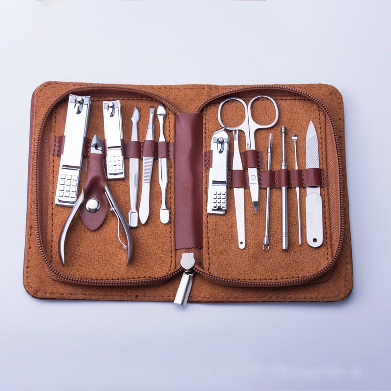 Stainless steel manicure set