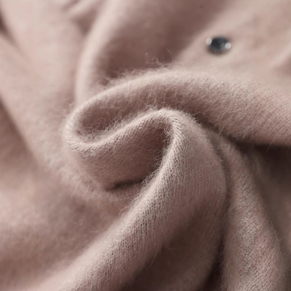 Trøje Mink Fløjl Plus Size Business Undertrøje Trøje