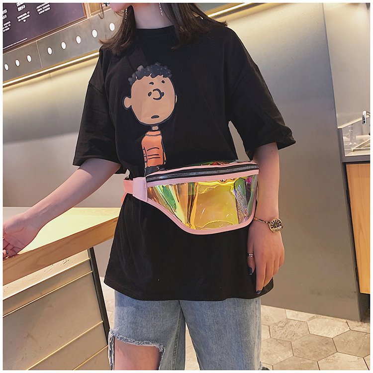 Laser shoulder messenger bag