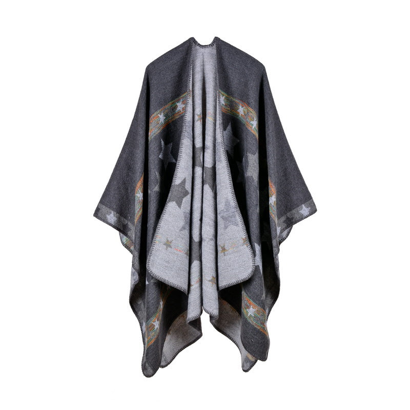 Imitation cashmere shawl