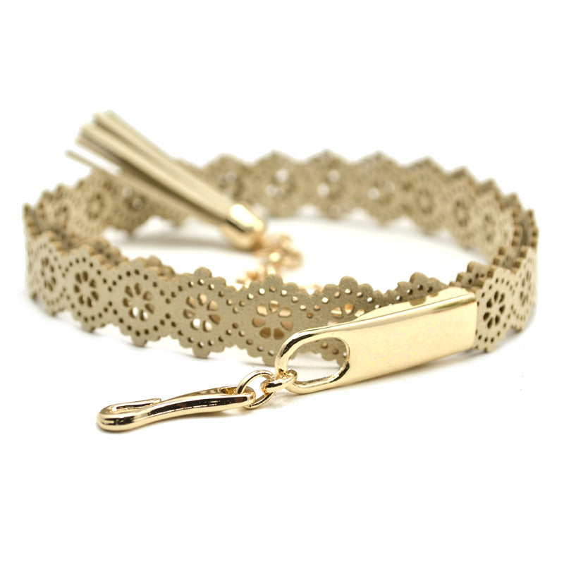 Fashion tassel decoration with skirt belt