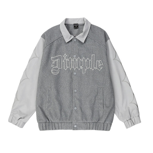 Men's Casual Contrast Color Splicing Coat