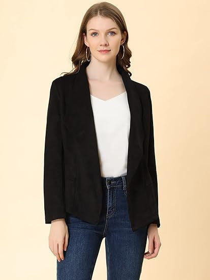 Women's Faux Suede Jacket New Coat